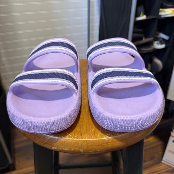 NWOT PINK by Victoria’s Secret Double Strap Pillow Slides Size L - Picture 2 of 9